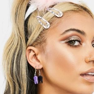 Spooky Treats Tooth Earrings Set